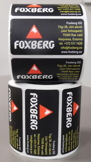 Etiketikleebised Foxberg