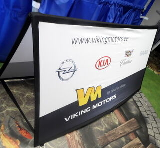 Suorakulmainen banneri Viking Motors