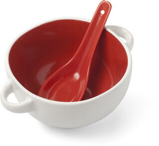 Ceramic soup bowl, 450 ml. 4. picture