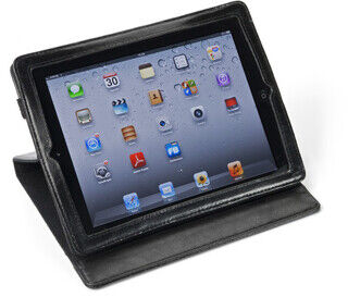 iPad holder in bonded leather. 2. picture