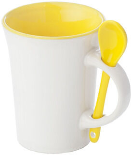 Dolce mug with spoon 3. kuva