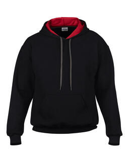 Mens Heavy Contrast Hooded Sweat 2. picture