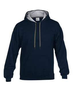 Mens Heavy Contrast Hooded Sweat 5. picture