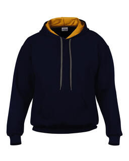 Mens Heavy Contrast Hooded Sweat 4. picture