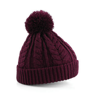 Cable Knit Snowstar Beanie 2. picture