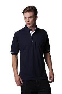 Contrast Button Down Collar Polo 8. picture