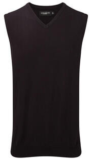 Mens V-Neck Sleeveless Knitted Pullover 2. picture