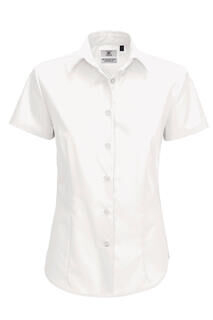 Ladies` Smart Short Sleeve Poplin Shirt 4. picture