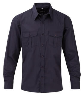 Men`s Roll Sleeve Shirt Long Sleeve 3. picture