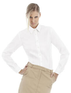 Ladies` Sharp Twill Long Sleeve Shirt 2. picture