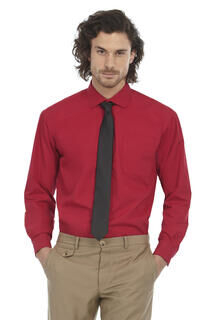 Men`s Smart Long Sleeve Poplin Shirt 2. picture