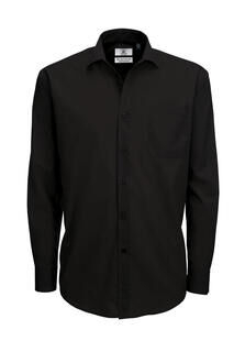 Men`s Smart Long Sleeve Poplin Shirt 4. picture
