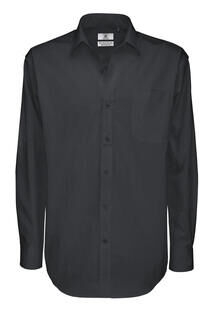 Men`s Sharp Twill Cotton Long Sleeve Shirt 6. picture