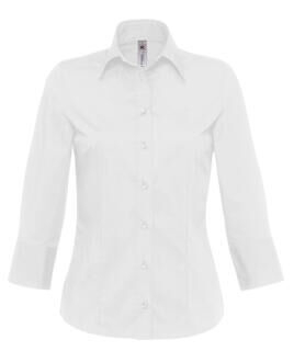 Poplin Blouse with 3/4 Sleeves 4. picture