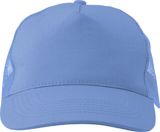 Cotton twill and plastic cap